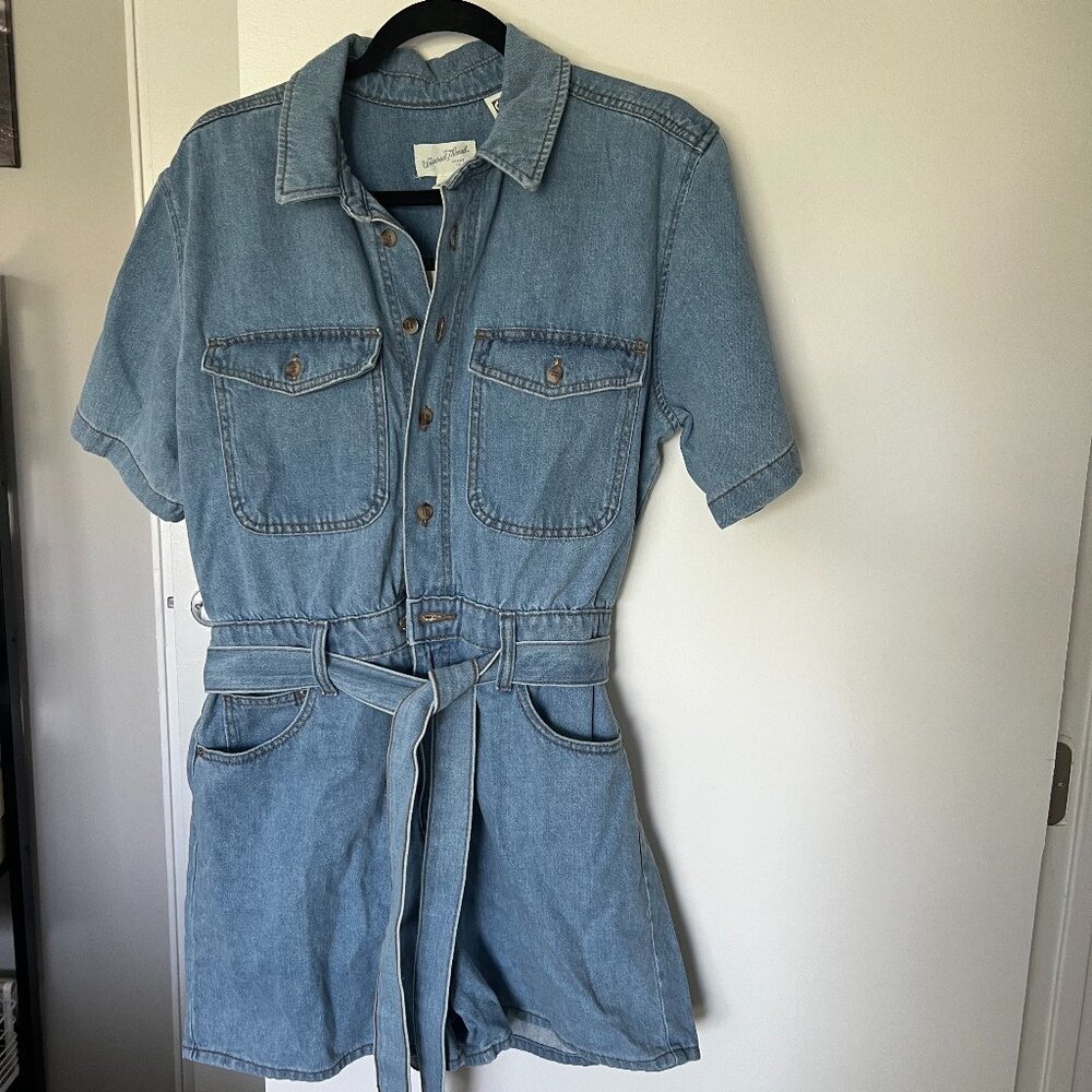 NWT Universal Thread Denim Romper Size 12